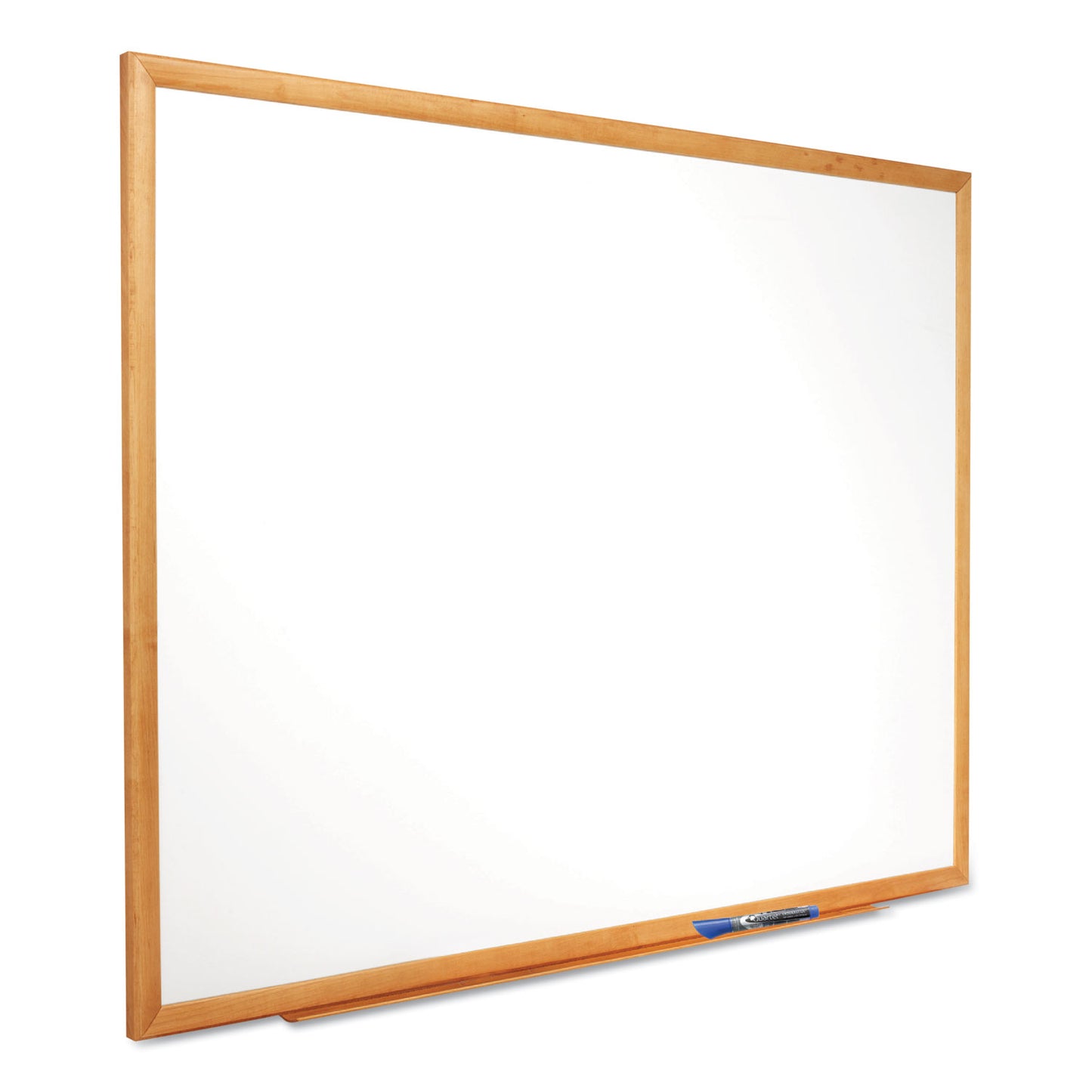 Quartet Classic Series Total Erase Dry Erase Boards, 36 x 24, White Surface, Oak Fiberboard Frame (S573)