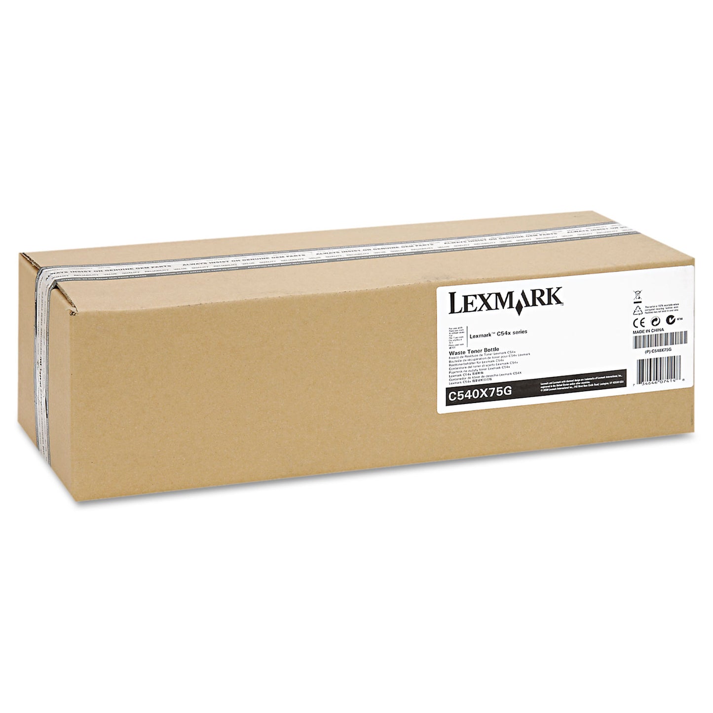 Lexmark C540X75G Waste Toner Bottle, 36,000 Page-Yield