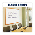 Quartet Classic Series Total Erase Dry Erase Boards, 36 x 24, White Surface, Oak Fiberboard Frame (S573)