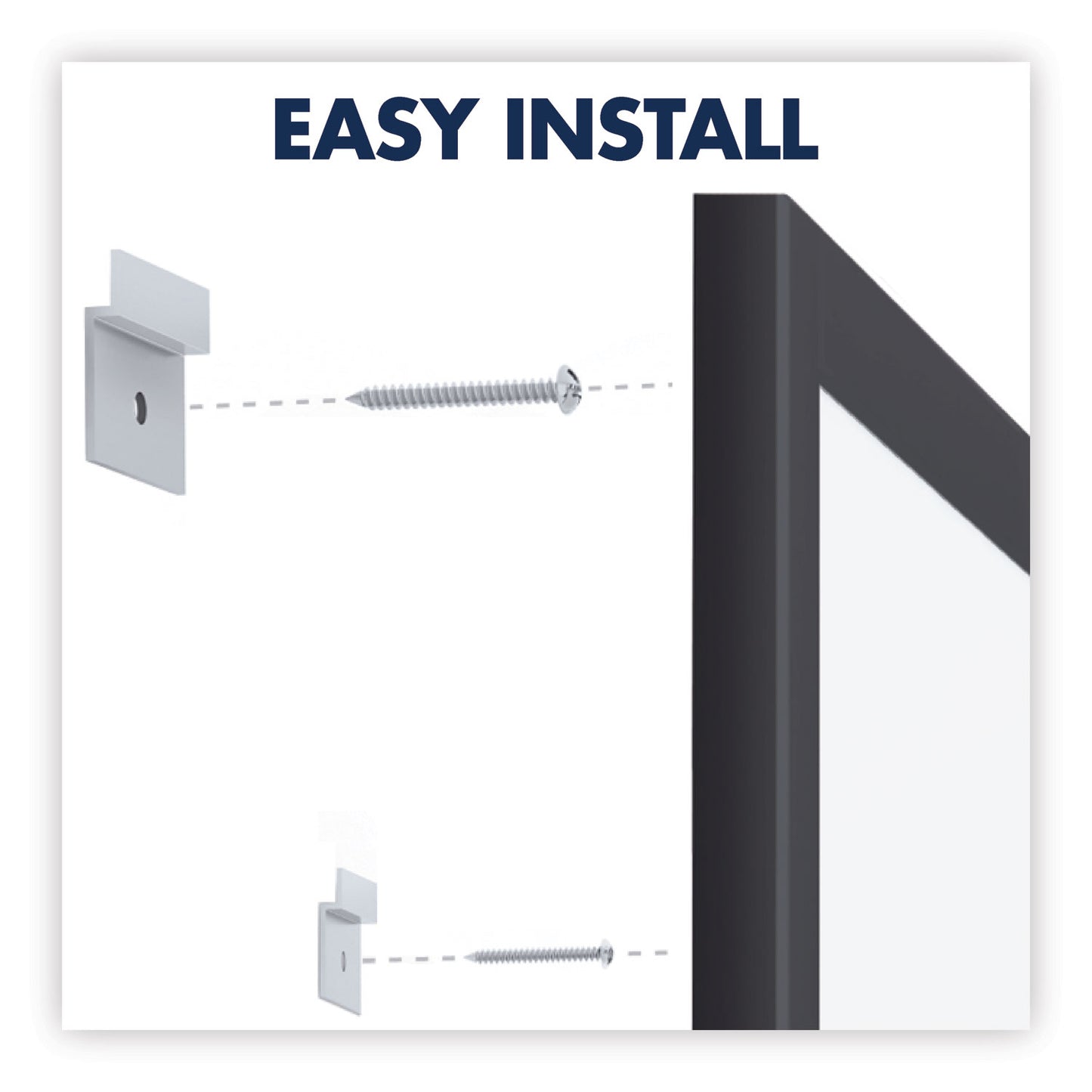 Quartet Classic Series Nano-Clean Dry Erase Board, 36 x 24, White Surface, Black Aluminum Frame (SM533B)