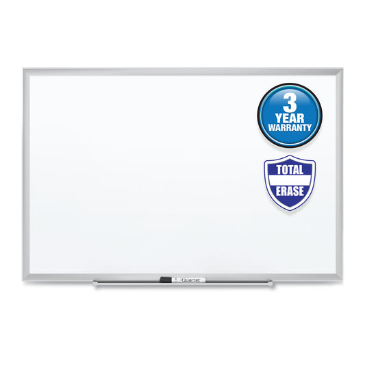 Quartet Classic Series Total Erase Dry Erase Boards, 24 x 18, White Surface, Silver Anodized Aluminum Frame (S531)