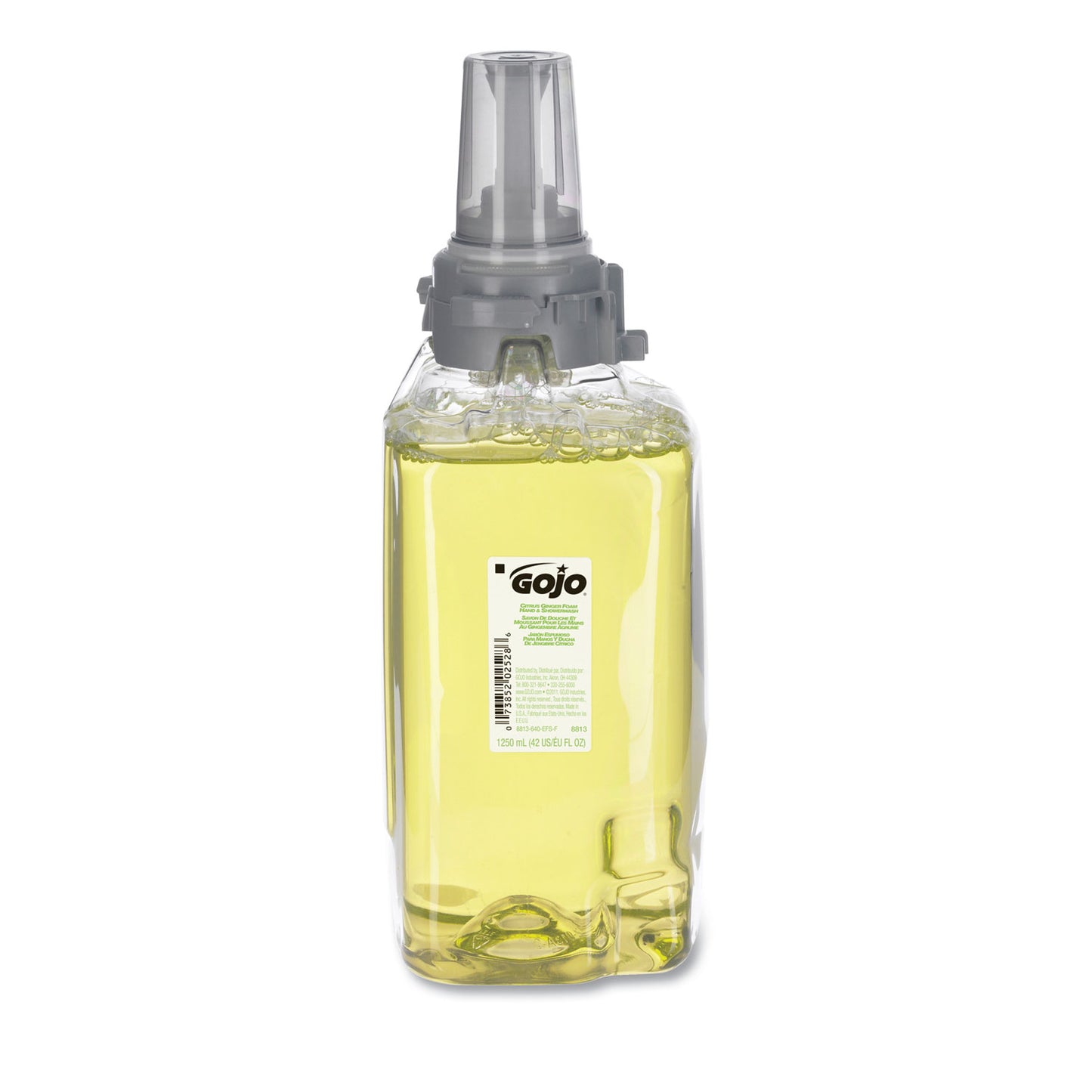 GOJO ADX-12 Refills, Citrus Floral/Ginger Scent, 1,250 mL, 3/Carton (881303)