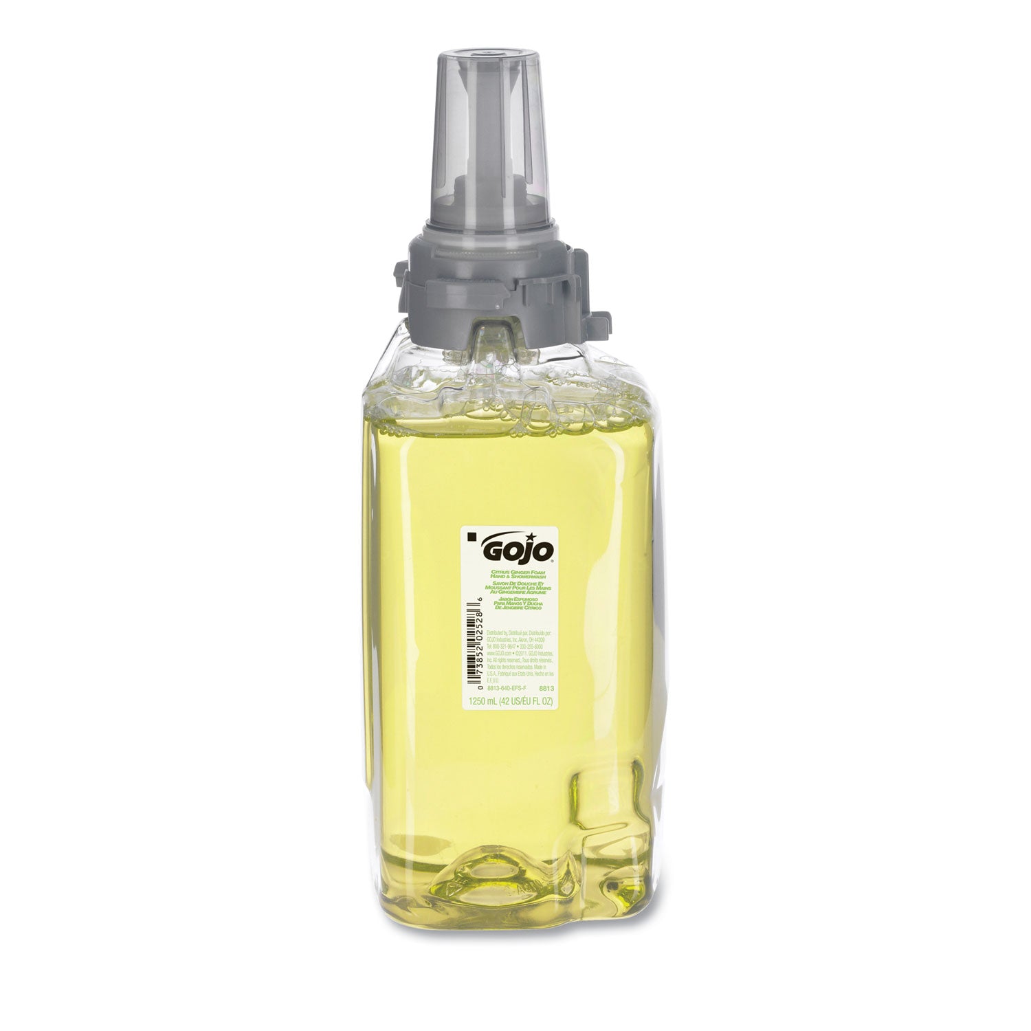 GOJO ADX-12 Refills, Citrus Floral/Ginger Scent, 1,250 mL, 3/Carton (881303)