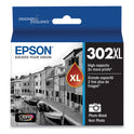 Epson T302XL120-S (T302XL) Claria High-Yield Ink, Photo Black