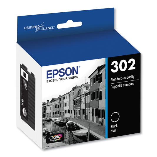 Epson T302020-S (T302) Claria Ink, Black