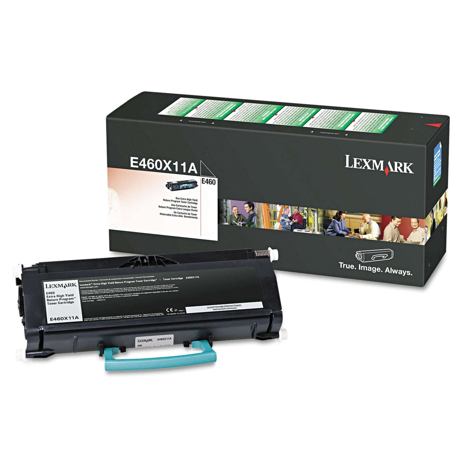 Lexmark E460X11A Return Program Extra High-Yield Toner, 15,000 Page-Yield, Black