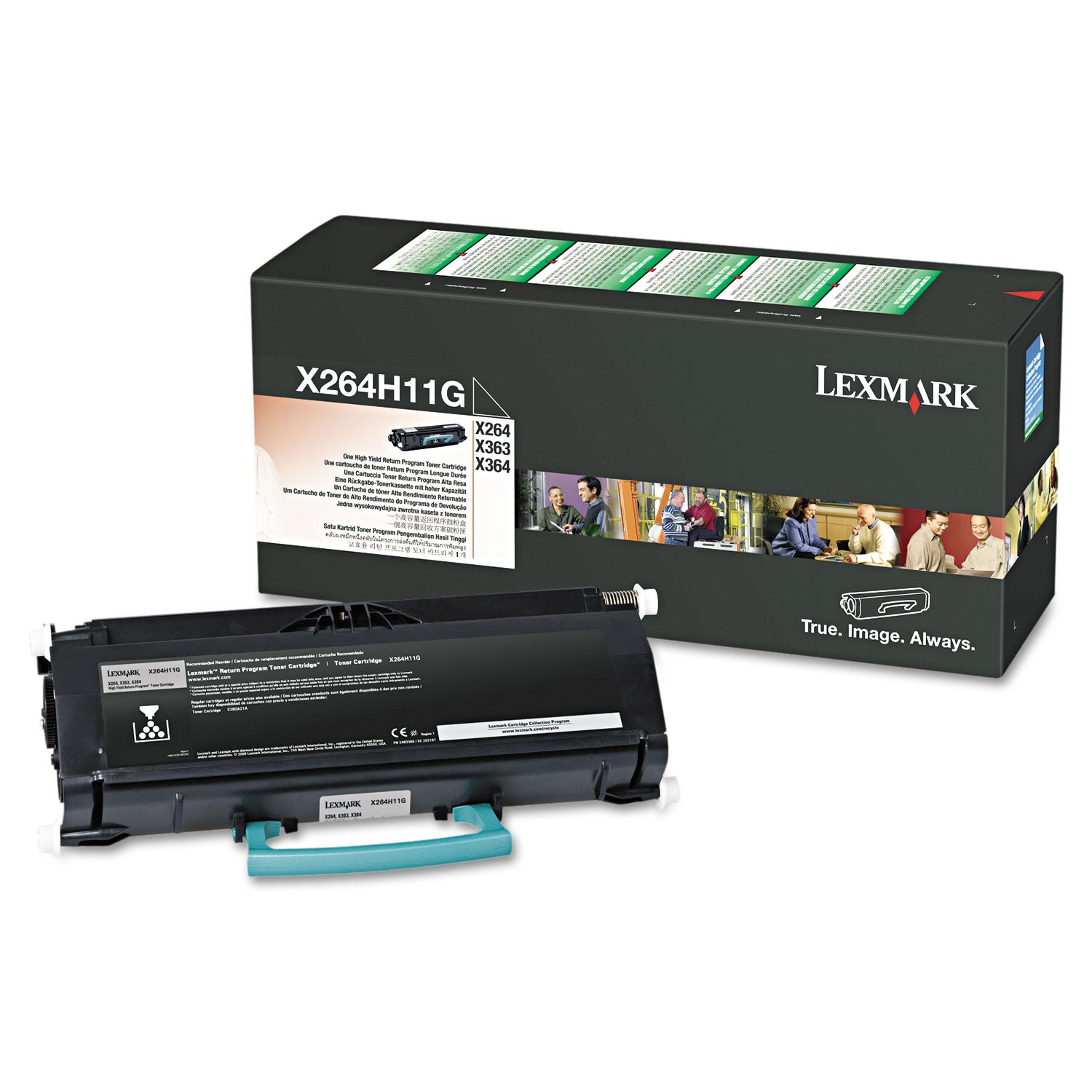 Lexmark X264H11G Return Program High-Yield Toner, 9,000 Page-Yield, Black