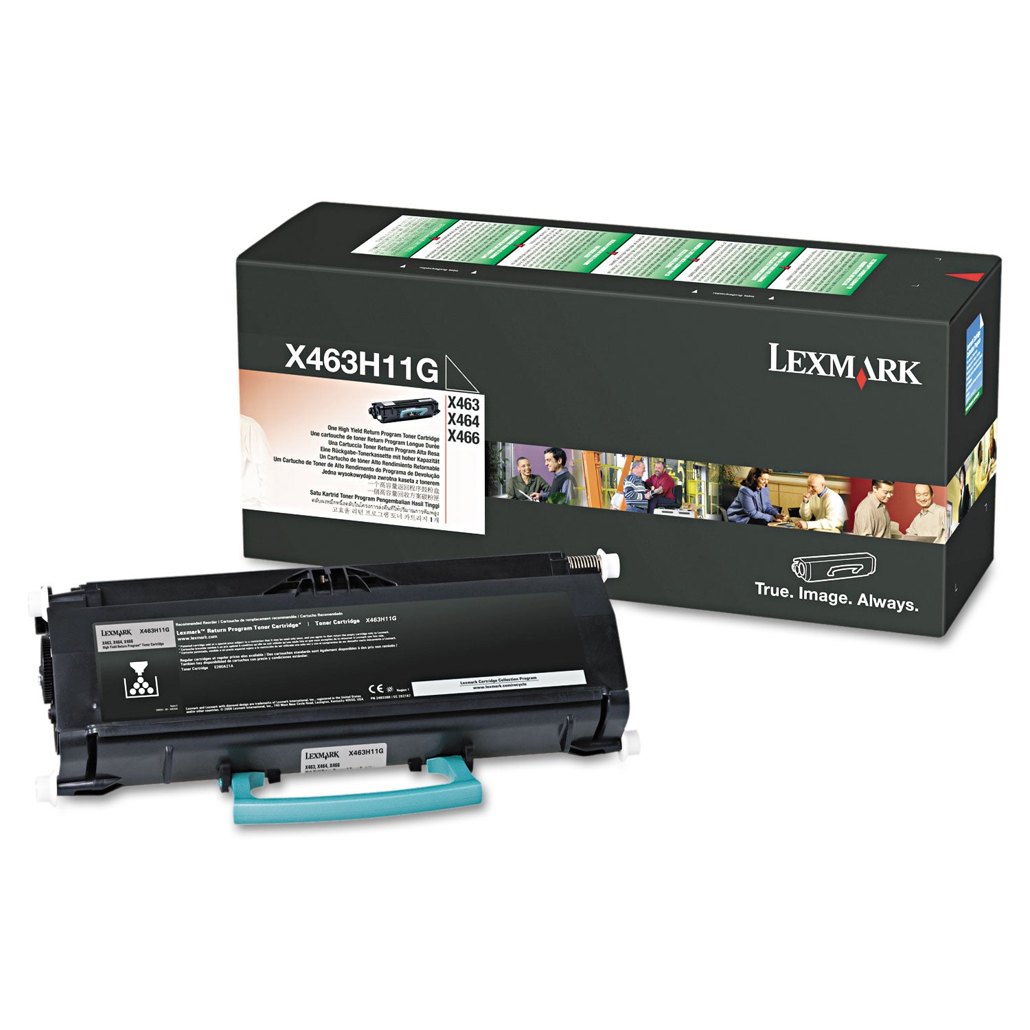 Lexmark X463H11G Return Program High-Yield Toner, 9,000 Page-Yield, Black