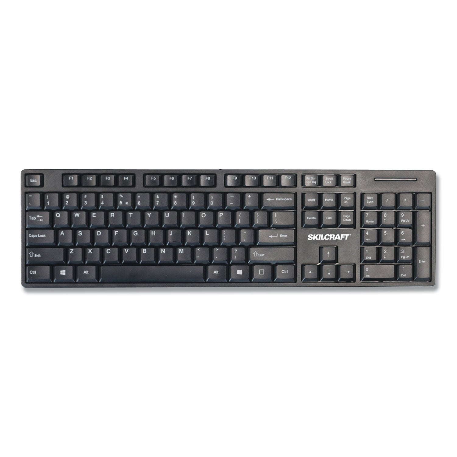 AbilityOne 7025016774742, SKILCRAFT USB Wired Keyboard, 101 Keys, Black
