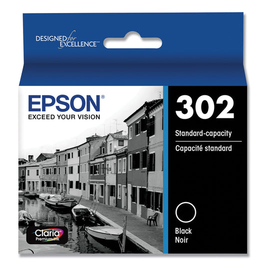 Epson T302020-S (T302) Claria Ink, Black