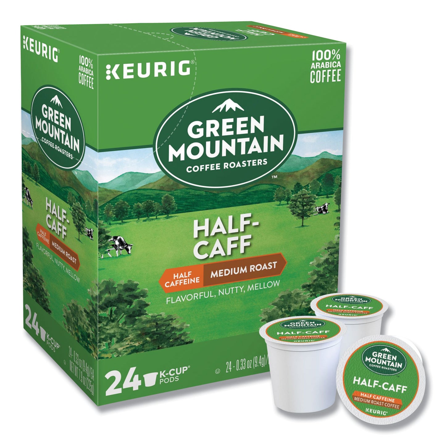 Keurig Half-Caff Coffee K-Cups, 24/Box (6999)