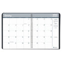 House of Doolittle Recycled Two Year Monthly Planner with Expense Logs, 8.75 x 6.88, Black Cover, 24-Month: Jan 2025 to Dec 2026 (268002)