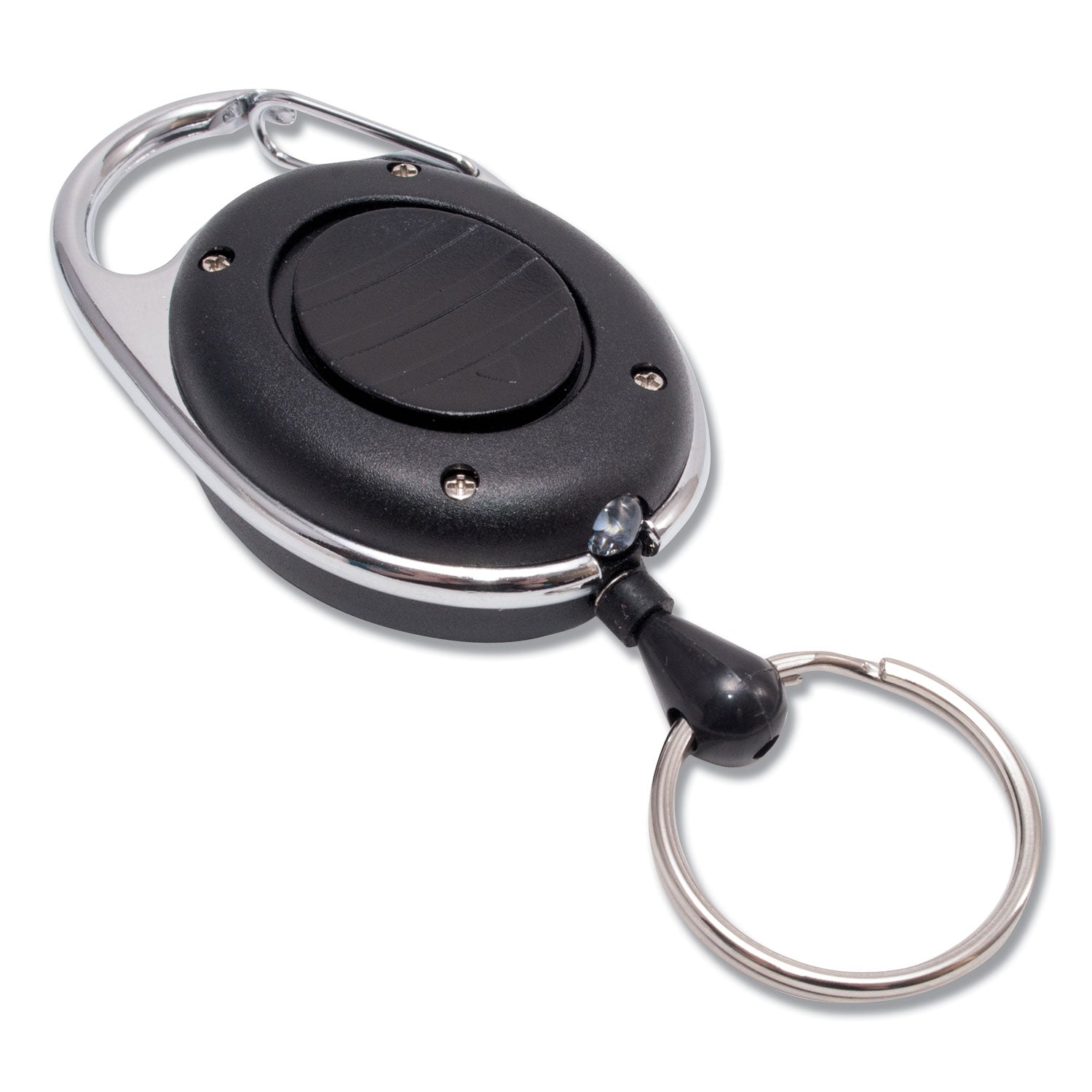 Advantus Reel with LED Light, 24", Black, 12/Pack (91128)