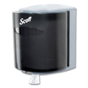 Scott Roll Center Pull Towel Dispenser, 10.3 x 9.3 x 11.9, Smoke/Gray (09989)