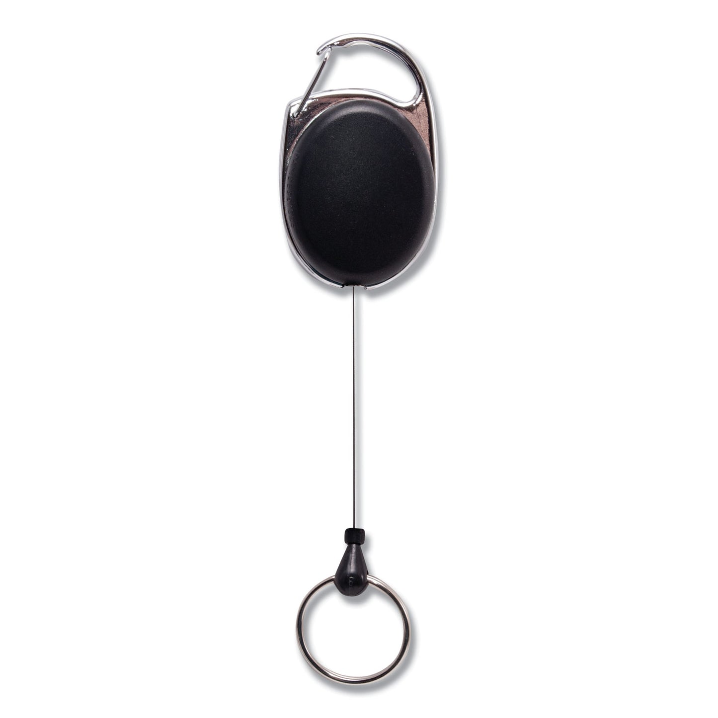 Advantus Reel with LED Light, 24", Black, 12/Pack (91128)