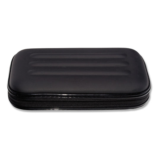 Innovative Storage Designs Large Soft-Sided Pencil Case, Fabric, 2 x 8.75 x 5.25, Black (67000)