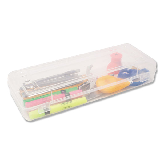 Innovative Storage Designs Stretch Art Box, Polypropylene, 13.25 x 5 x 2.3, Clear (67033)