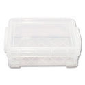 Advantus Super Stacker Crayon Box, Plastic, 4.75 x 3.5 x 1.6, Clear (40311)