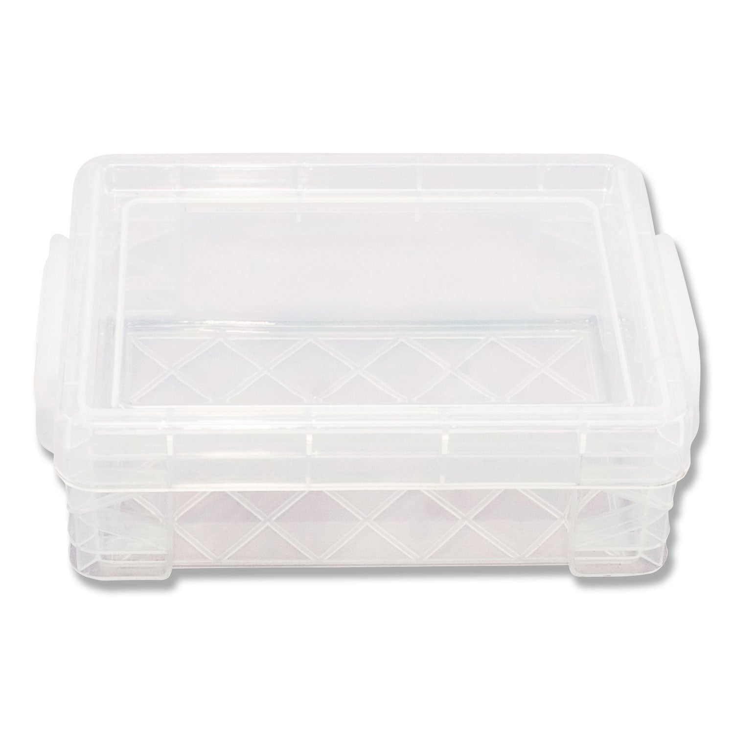 Advantus Super Stacker Crayon Box, Plastic, 4.75 x 3.5 x 1.6, Clear (40311)