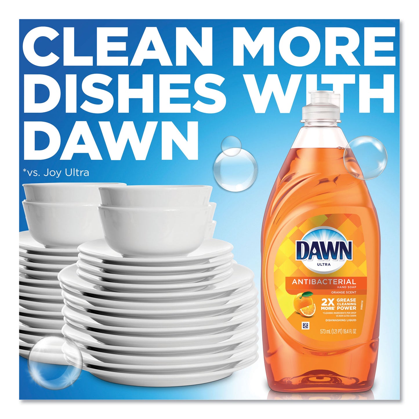 Dawn Ultra Antibacterial Dishwashing Liquid, Orange Scent, 28 oz Bottle (97318EA)