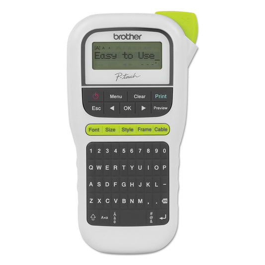 Brother PT-H110 Easy Portable Label Maker, 2 Lines, 4.5 x 6.13 x 2.5