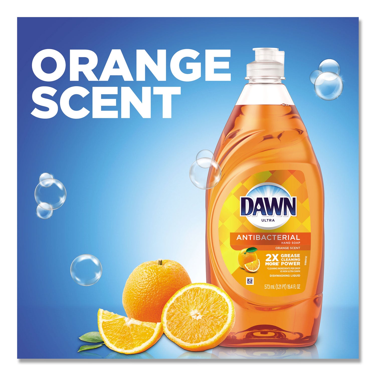 Dawn Ultra Antibacterial Dishwashing Liquid, Orange Scent, 28 oz Bottle (97318EA)