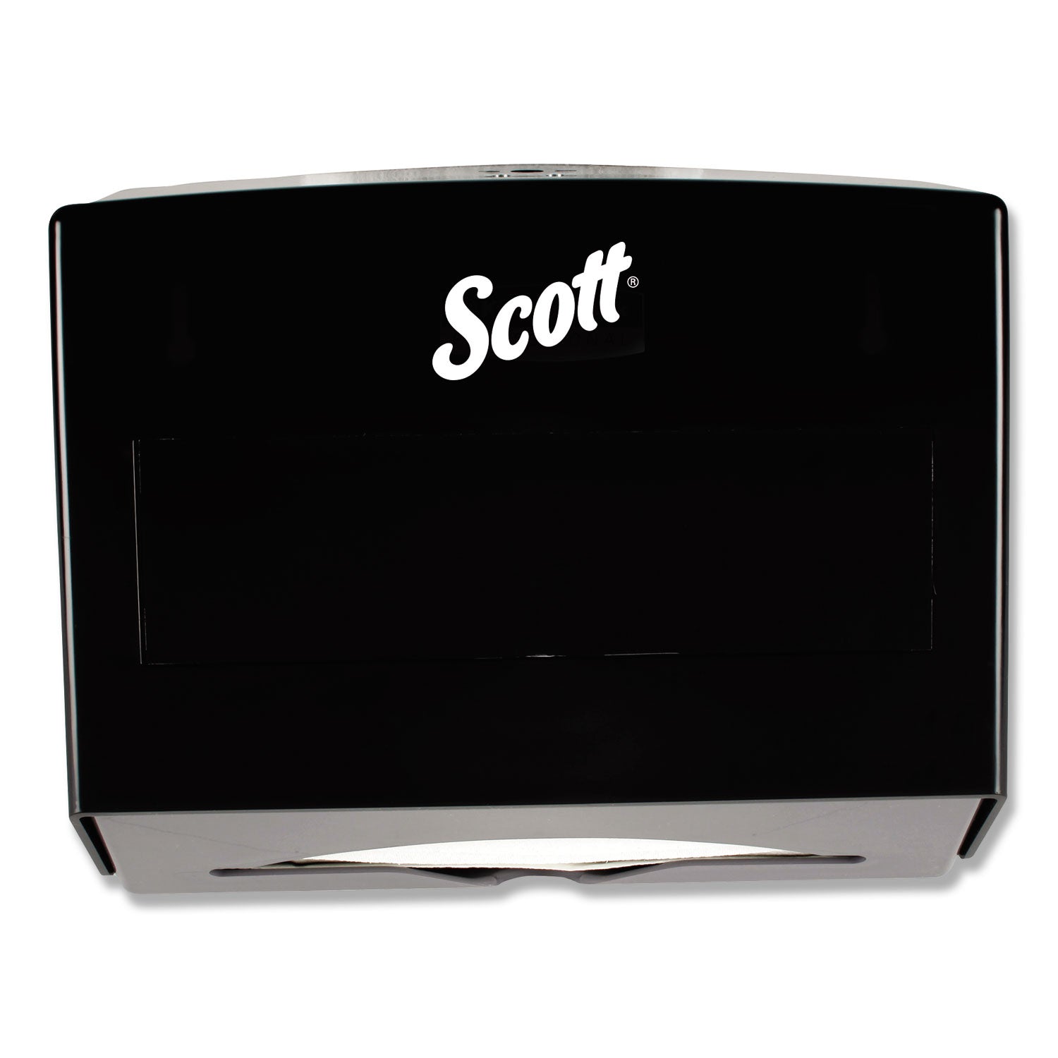 Scottfold Folded Towel Dispenser, 10.75 x 4.75 x 9, Black (09215)