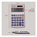 Sharp EL240SB Handheld Business Calculator, 8-Digit LCD (EL240SAB)