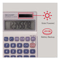 Sharp EL240SB Handheld Business Calculator, 8-Digit LCD (EL240SAB)