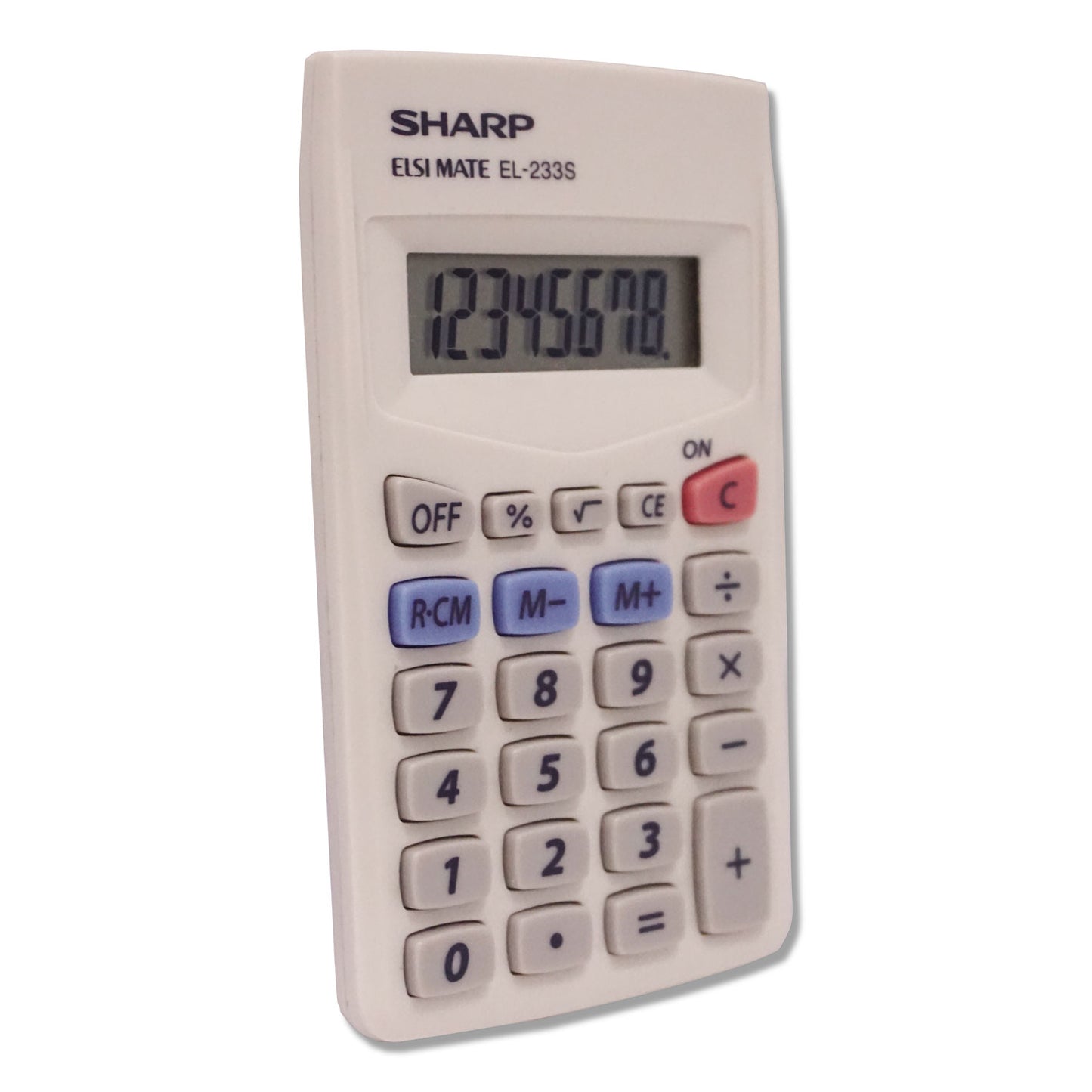 Sharp EL233SB Pocket Calculator, 8-Digit LCD