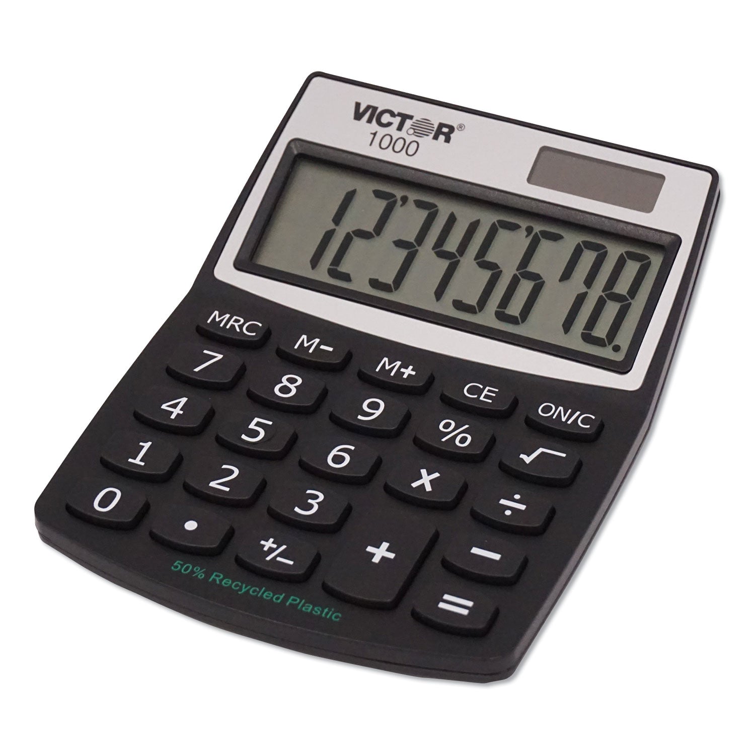 Victor 1000 Minidesk Calculator, 8-Digit LCD