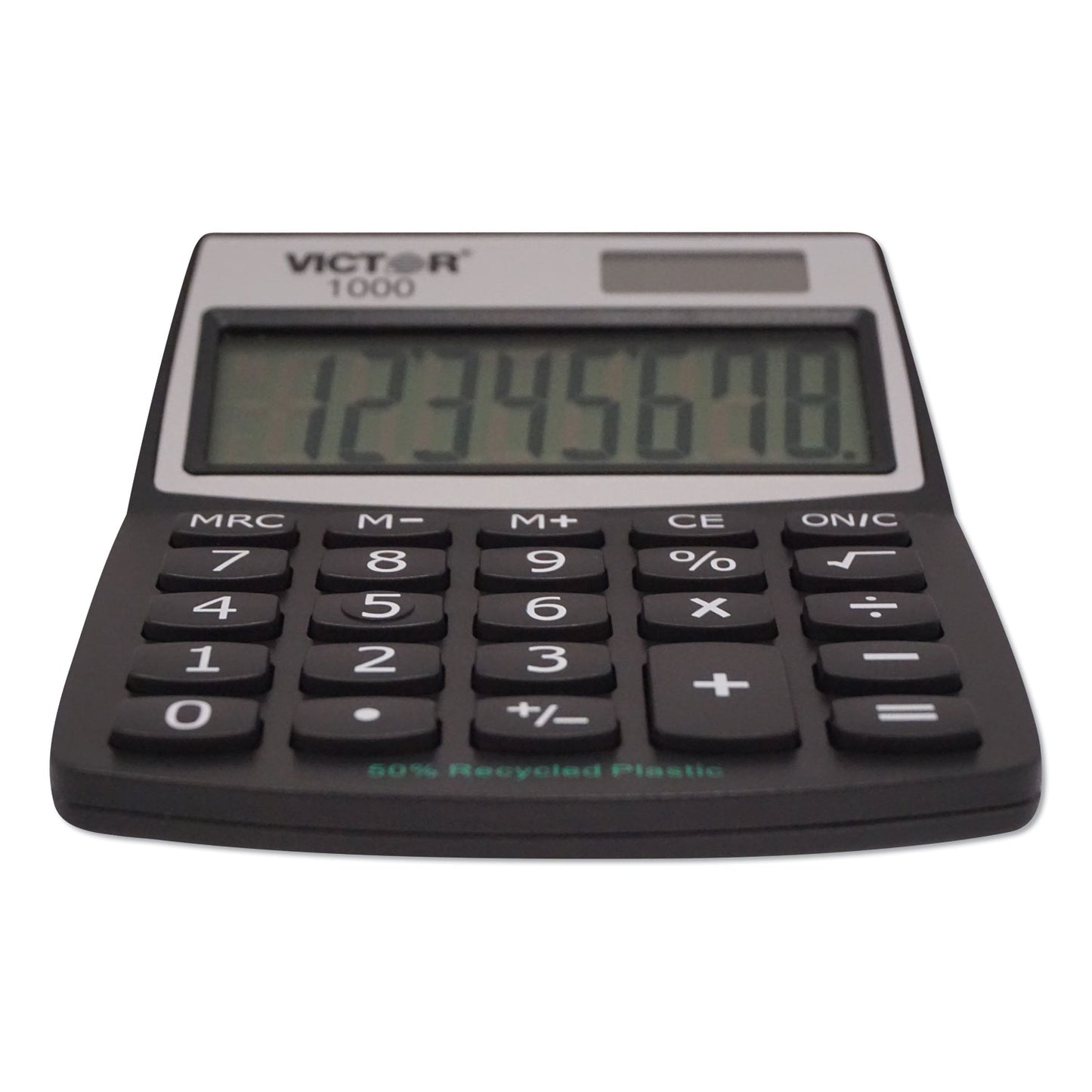 Victor 1000 Minidesk Calculator, 8-Digit LCD