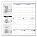 AT-A-GLANCE DayMinder Monthly Planner, Ruled Blocks, 12 x 8, Black Cover, 14-Month: Dec 2024 to Jan 2026 (G47000)