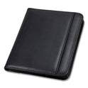 Samsill Professional Zippered Pad Holder, Pockets/Slots, Writing Pad, Black (70820)