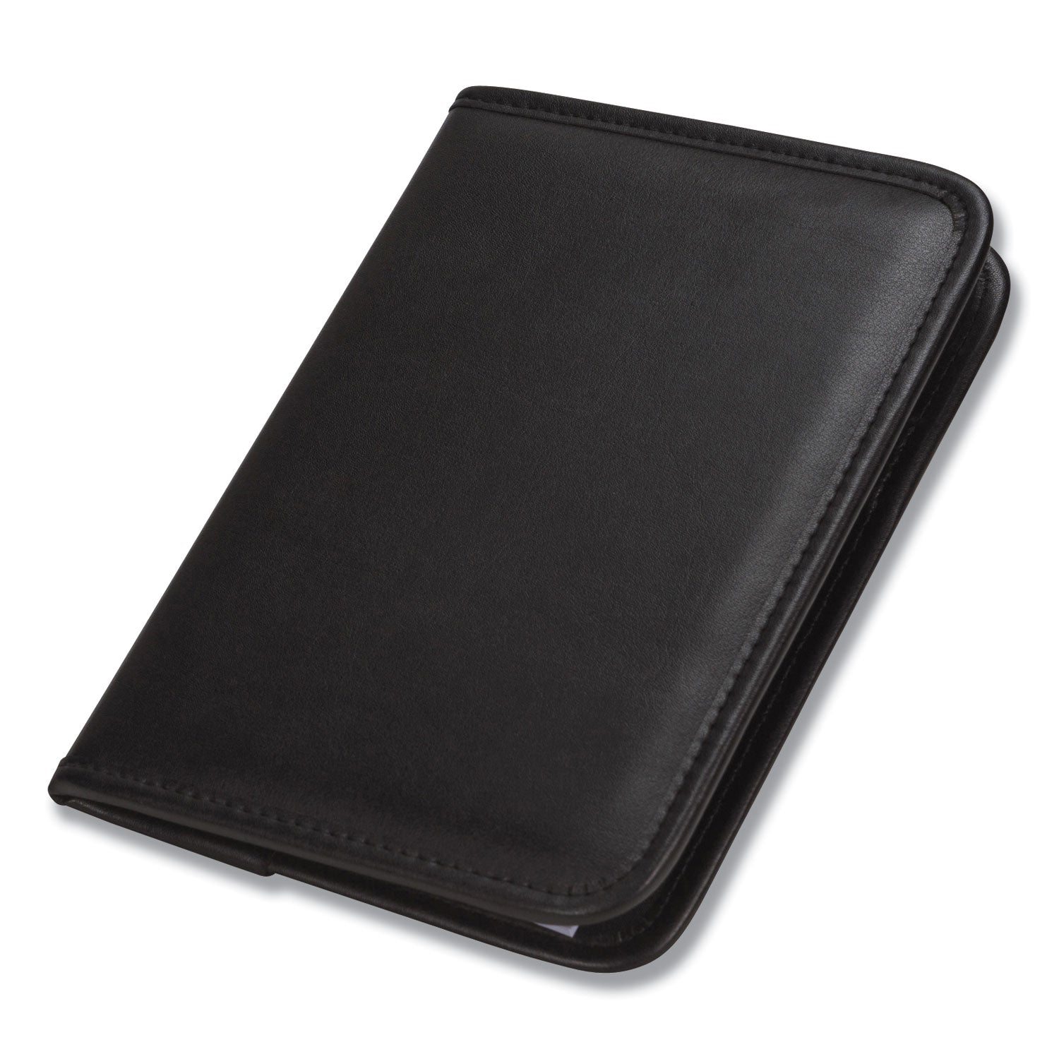 Samsill Professional Padfolio, 3/4w x 9 1/4h, Open Style, Black (70811)