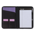 Samsill Professional Padfolio, 3/4w x 9 1/4h, Open Style, Black (70811)