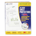 C-Line Recycled Polypropylene Sheet Protectors, Reduced Glare, 2", 11 x 8.5, 100/Box (62029)