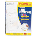 C-Line Standard Weight Polypropylene Sheet Protectors, Clear, 2", 11 x 8.5, 50/Box (62037)