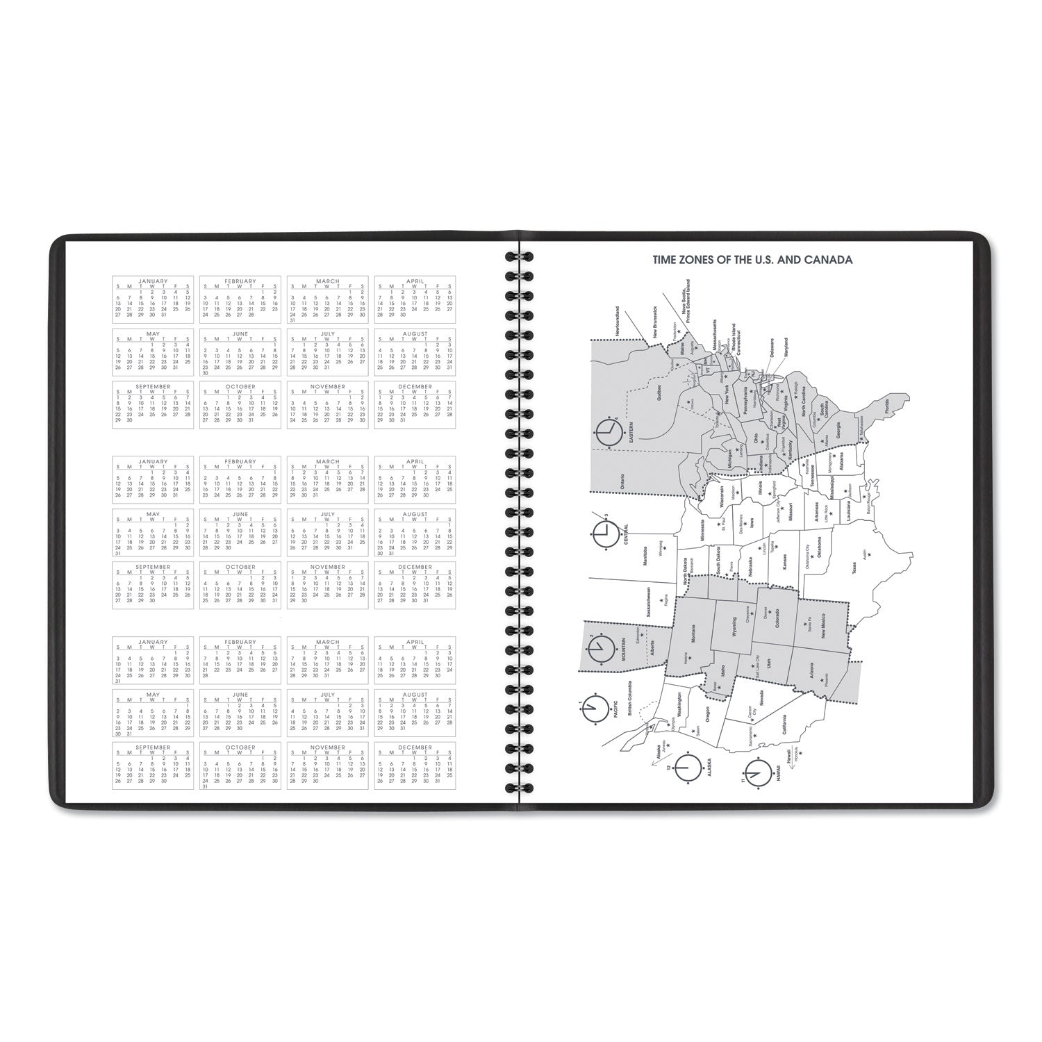 AT-A-GLANCE Monthly Planner, 11 x 9, Navy Cover, 15-Month: Jan 2025 to Mar 2026 (7026020)