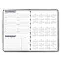 AT-A-GLANCE DayMinder Monthly Planner, Ruled Blocks, 12 x 8, Black Cover, 14-Month: Dec 2024 to Jan 2026 (G47000)