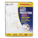 C-Line Standard Weight Polypropylene Sheet Protectors, Clear, 2", 11 x 8.5, 100/Box (62027)