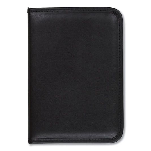 Samsill Professional Padfolio, 3/4w x 9 1/4h, Open Style, Black (70811)