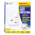 C-Line Hvywt Poly Sht Protectors, Clear, Top-Loading, 2", 11 x 8.5, 100/BX (62033)