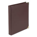 Samsill Classic Collection Ring Binder, 3 Rings, 1" Capacity, 11 x 8.5, Burgundy (15134)