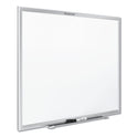 Quartet Classic Series Total Erase Dry Erase Boards, 36 x 24, White Surface, Silver Anodized Aluminum Frame (S533)