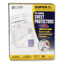 C-Line Super Heavyweight Poly Sheet Protectors, Non-Glare, 2", 11 x 8.5, 50/Box (61008)