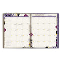 Cambridge Vienna Weekly/Monthly Appointment Book, Geometric Artwork, 11 x 8.5, Purple/Tan Cover, 12-Month (Jan to Dec): 2025 (122905)