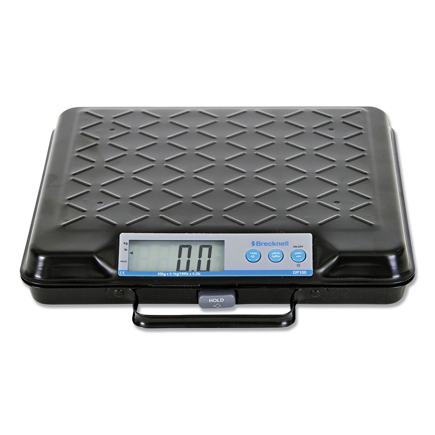 Brecknell Portable Electronic Utility Bench Scale, 100 lb Capacity, 12.5 x 10.95 x 2.2  Platform (GP100)