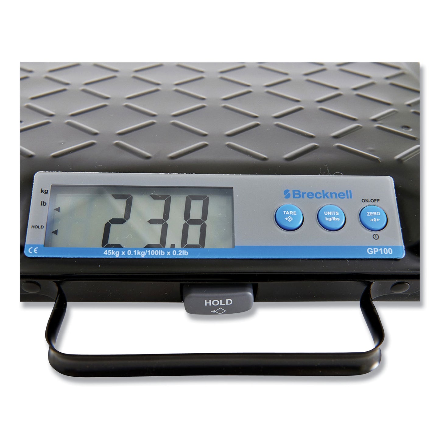 Brecknell Portable Electronic Utility Bench Scale, 100 lb Capacity, 12.5 x 10.95 x 2.2  Platform (GP100)