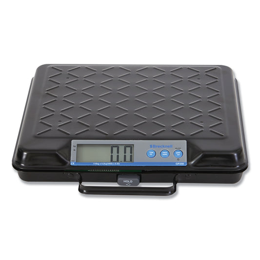 Brecknell Portable Electronic Utility Bench Scale, 250 lb Capacity, 12.5 x 10.95 x 2.2  Platform (GP250)